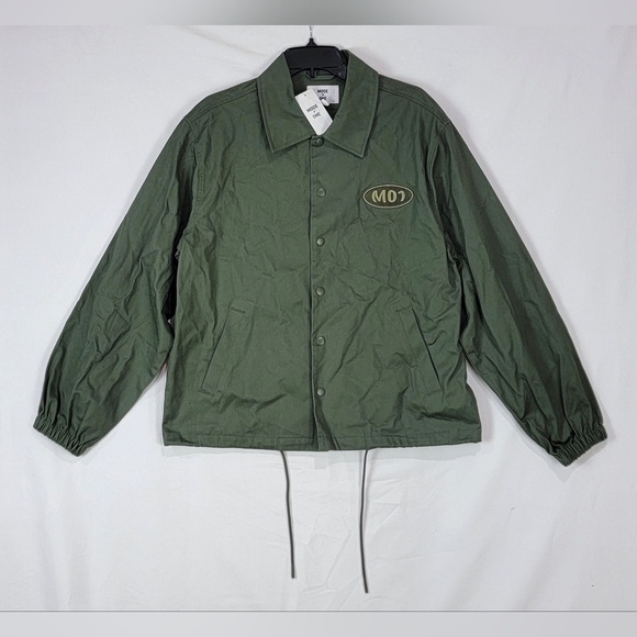 $80 Mode of One Mens Twill Coaches Jacket - Picture 3 of 9